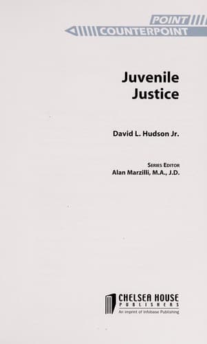 Tapa de Juvenile justice