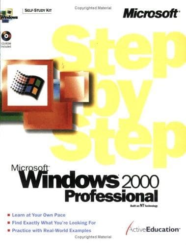 Tapa de Microsoft(r) Windows(r) 2000 Professional Step by Step