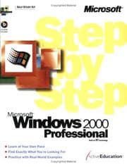 Tapa de Microsoft(r) Windows(r) 2000 Professional Step by Step