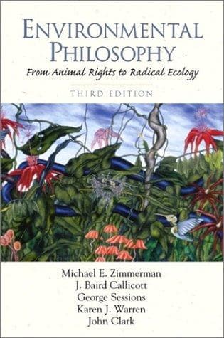 Tapa de Environmental philosophy