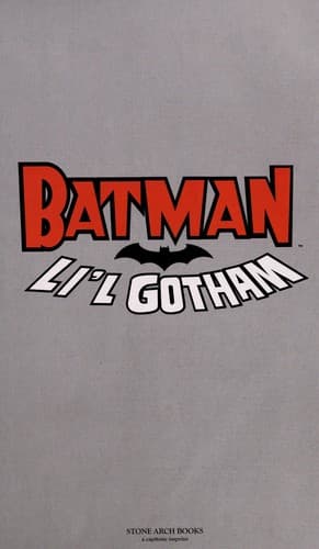 Tapa de Batman Li'l Gotham