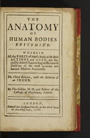 Tapa de The anatomy of human bodies epitomiz'd