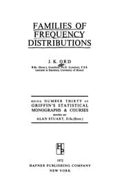 Tapa de Families of frequency distributions