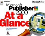 Tapa de Microsoft Publisher 2000 at a Glance (At a Glance)