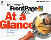 Tapa de Microsoft FrontPage 2000 at a glance