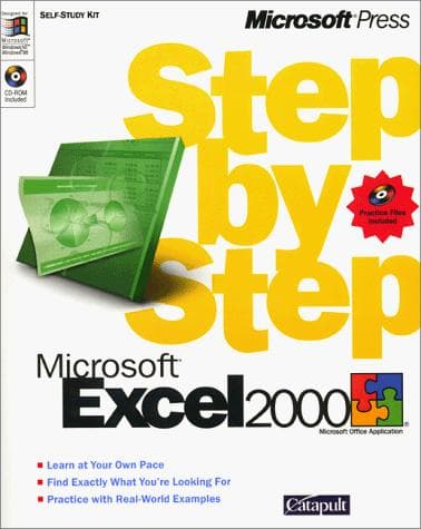 Tapa de Microsoft  Excel 2000 Step by Step