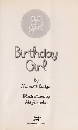 Tapa de Birthday girl
