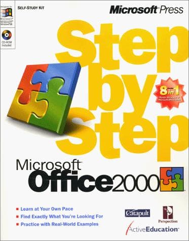 Tapa de Microsoft Office 2000 8-in-1 step by step