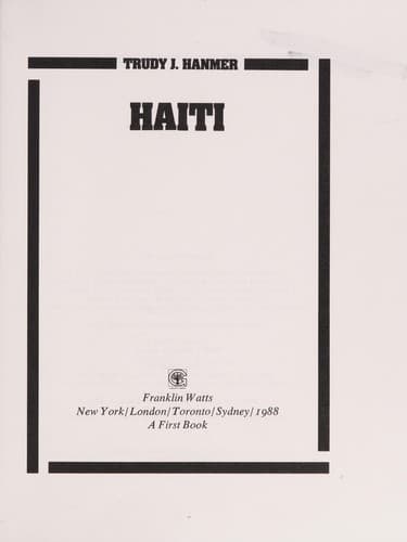 Tapa de Haiti