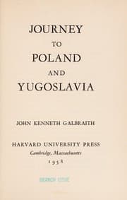 Tapa de Journey to Poland and Yugoslavia