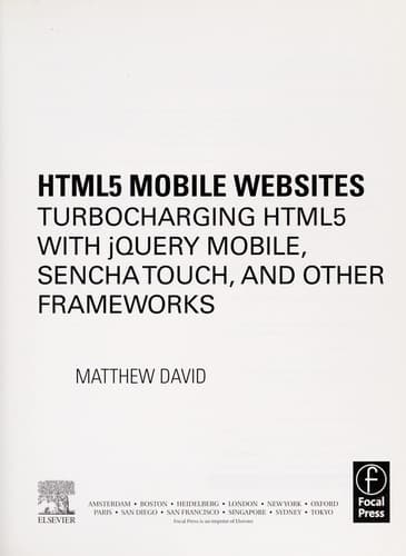 Tapa de HTML mobile websites