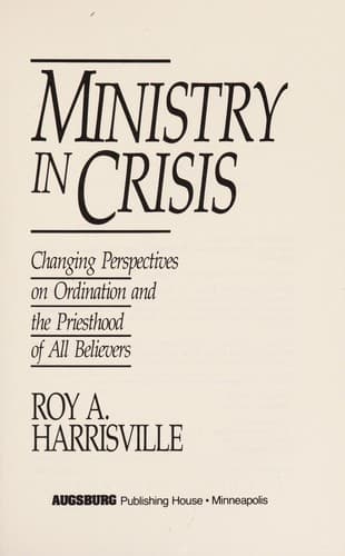 Tapa de Ministry in crisis