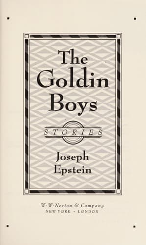 Tapa de Goldin Boys