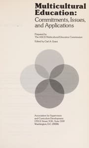 Tapa de Multicultural education