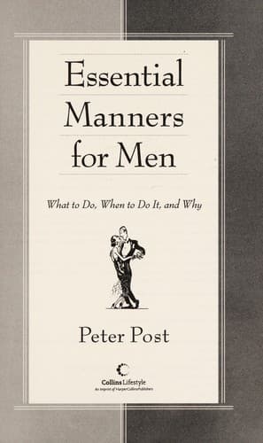 Tapa de Essential manners for men