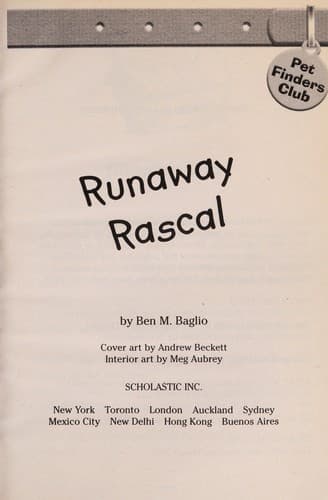 Tapa de Runaway Rascal