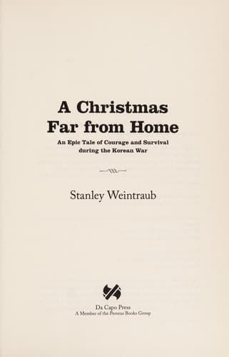 Tapa de A Christmas far from home