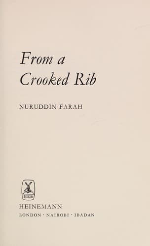 Tapa de From a crooked rib