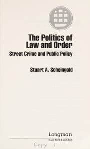 Tapa de The politics of law and order