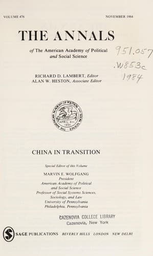 Tapa de China in transition