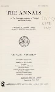 Tapa de China in transition