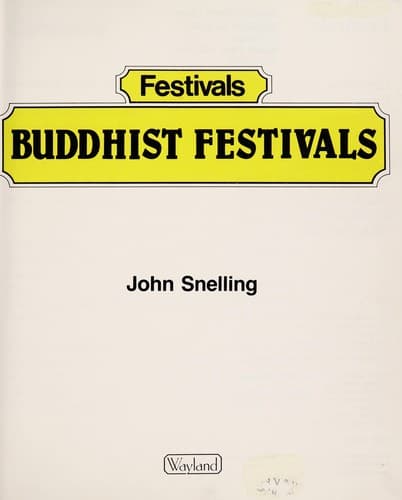 Tapa de Buddhist festivals