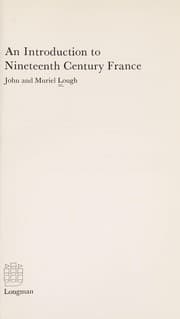 Tapa de An introduction to nineteenth century France