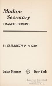 Tapa de Madam Secretary: Frances Perkins