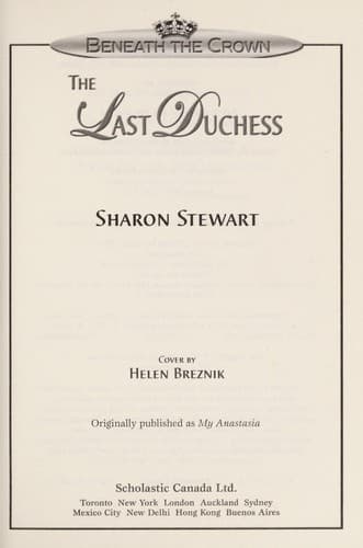 Tapa de The last duchess