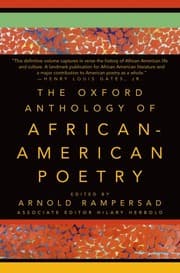Tapa de The Oxford Anthology of African-American Poetry
