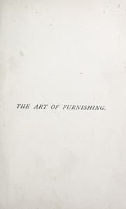 Tapa de The art of furnishing on rational and aesthetic principles