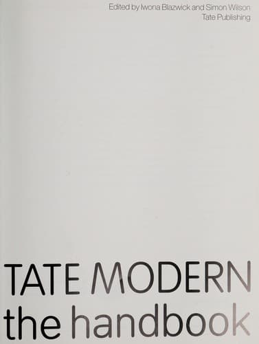 Tapa de Tate Modern