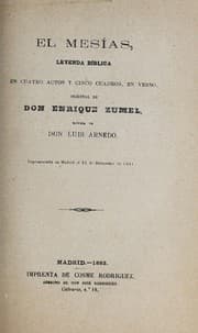 Tapa de El Mesías