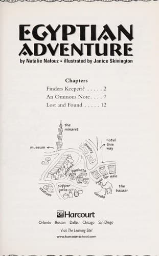 Tapa de Egyptian adventure