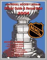 Tapa de Nhl Official Guide and Record Book 2004