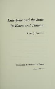 Tapa de Enterprise and the state in Korea and Taiwan