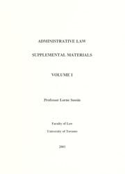 Tapa de Administrative law
