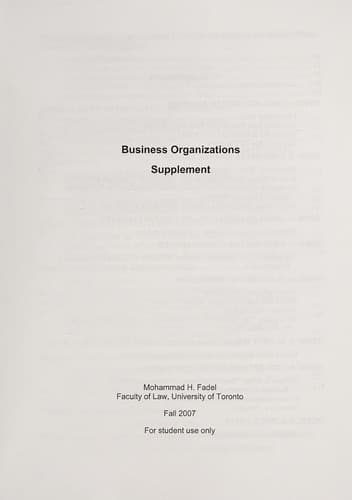 Tapa de Business organizations