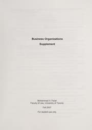 Tapa de Business organizations
