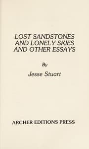 Tapa de Lost sandstones and lonely skies, and other essays