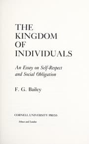 Tapa de The kingdom of individuals
