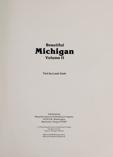 Tapa de Beautiful Michigan