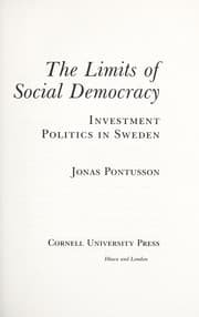 Tapa de The Limits of Social Democracy