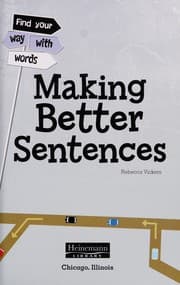 Tapa de Making Better Sentences