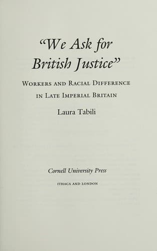 Tapa de We ask for British justice