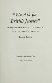 Tapa de We ask for British justice