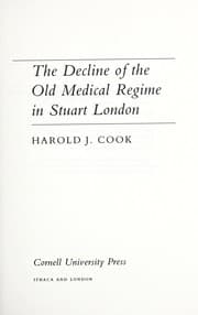 Tapa de The decline of the old medical regime in Stuart London