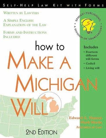Tapa de How to make a Michigan will