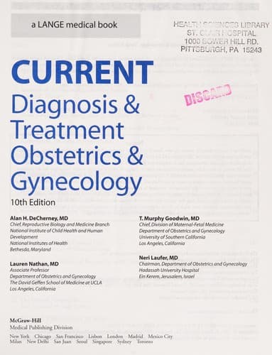 Tapa de Current diagnosis and treatment