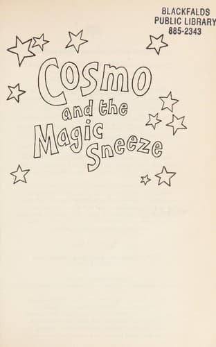 Tapa de Cosmo and the magic sneeze.